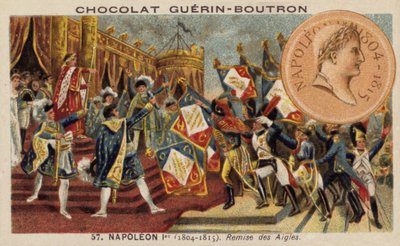 Napolyon ve kartal standartlarının dağılımı by French School