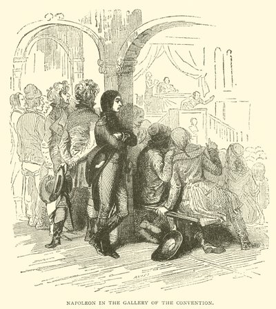 Kongre galerisinde Napolyon (gravür) by French School