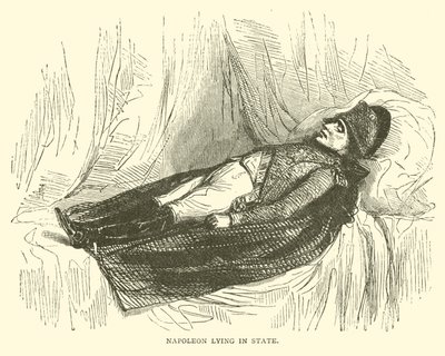 Napolyon devlette yatıyor (gravür) by French School