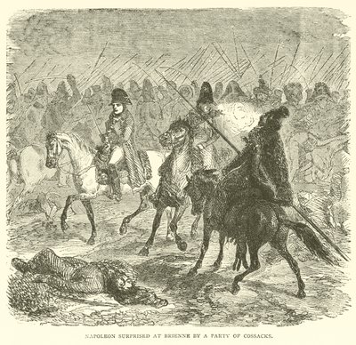 Napolyon, bir Kazak partisi tarafından Brienne