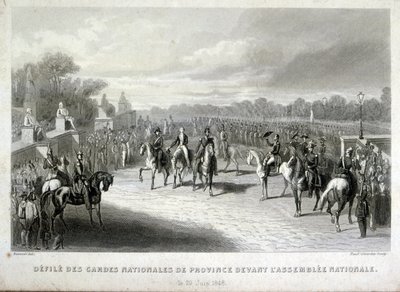 Ulusal Muhafız askerleri Paris