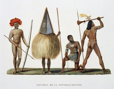 Yeni İrlanda Yerlileri, 1822, 1823, 1824 ve 1825 yıllarında La Corvette de Sa Majeste, La Coquille