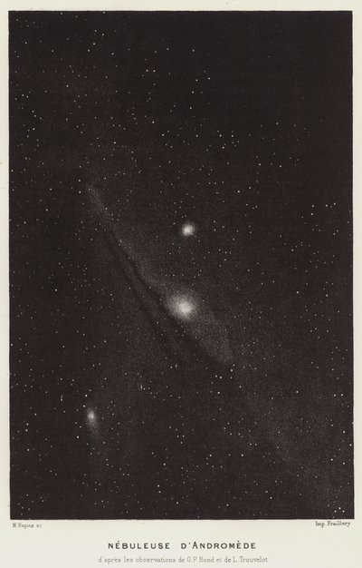 Andromeda Bulutsusu (lito) by French School