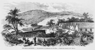Yeni Kaledonya, Nou Adası, hapishane, 1871-80 dolayları by French School
