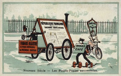 Yeni yüzyıl - otomatik çekçekler by French School
