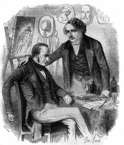 Nicephore Niepce (1765-1833) ve Louis Daguerre (1787-1851), Fransız mucitler, fotoğrafın öncüleri. 1852