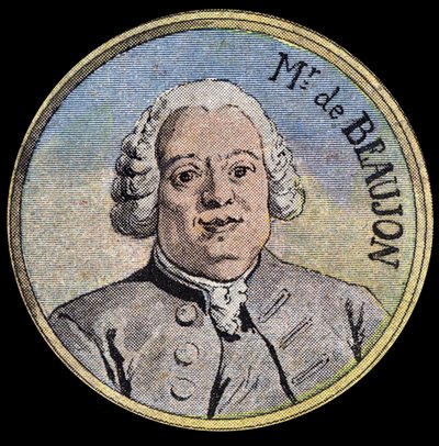 Nicolas Beaujon (1718-1786), Fransız finansör ve meclis üyesi. by French School