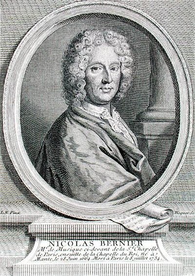 Etienne Fiquet (1719-94) tarafından oyulmuş Nicolas Bernier (1665-1734) (gravür) by French School