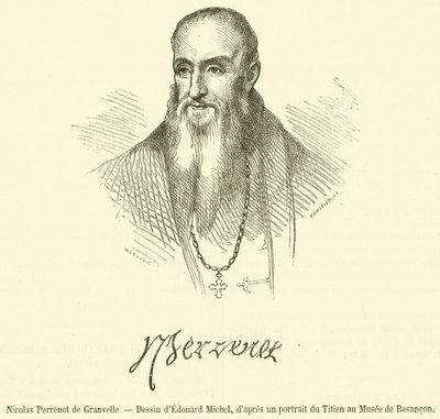 Nicolas Perrenot de Granvelle (gravür) by French School