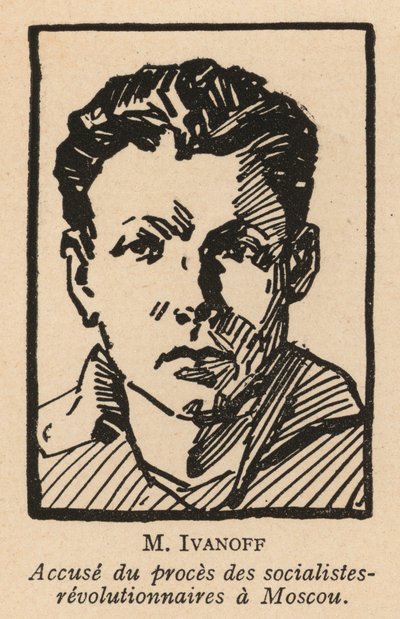 Nikolai Ivanov, ilk Sovyet gösteri mahkemesi olan 1922 Moskova Sosyalist Devrimciler Davası