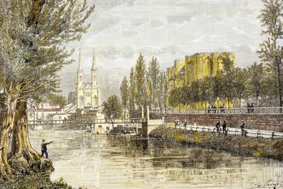 Niort, Fransa (gravür) by French School