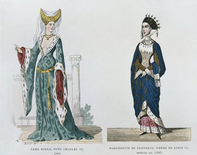 Charles VI, Marguerite de Provence, Louis IX
