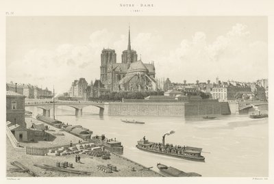 Notre Dame, 1881 by French School