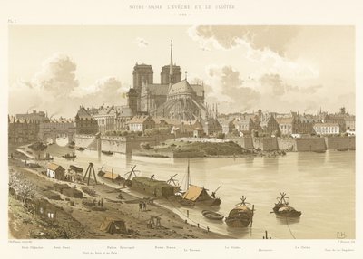 Notre-Dame leveche ve Cloitre, 1595 by French School