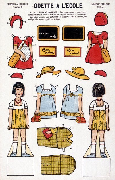 Odette okulda: dekupaj. 19. yüzyıl. by French School