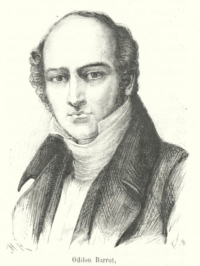Odilon Barrot (gravür) by French School