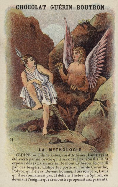 Oidipus ve Sfenks by French School