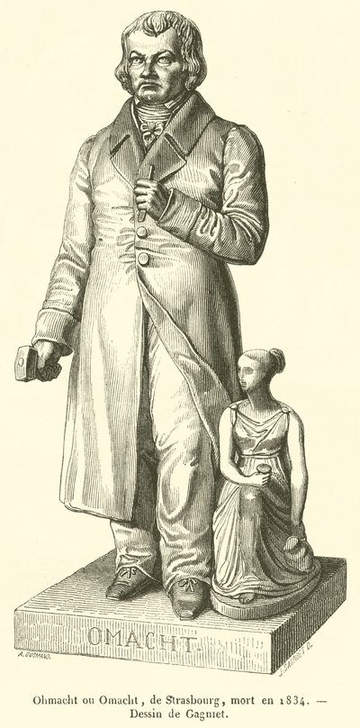 Ohmacht ou Omacht, de Strasbourg, mort en 1834 (gravür) by French School