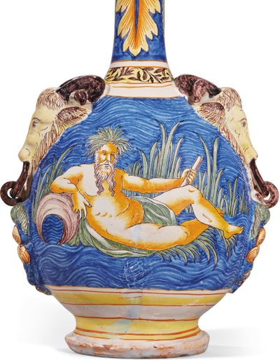 İki Su Kabağı çiftinden biri, Nevers, c.1680-1700 by French School