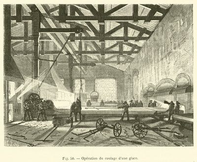 Buz döküm işlemi (gravür) by French School