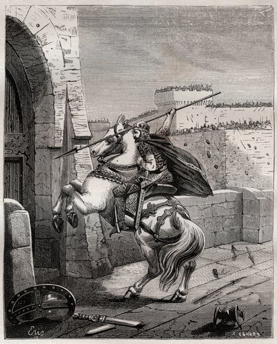 Paris'ten önceki Kutsal Roma İmparatoru II. Otto - Roux (955-983) olarak bilinen Kutsal İmparatorluğun II. Otton'u, Paris'e girememekten rahatsız olur (Paris karargahı, 978), şehrin surlarının altına doğru ilerler ve kendi topraklarını diker. k by French School
