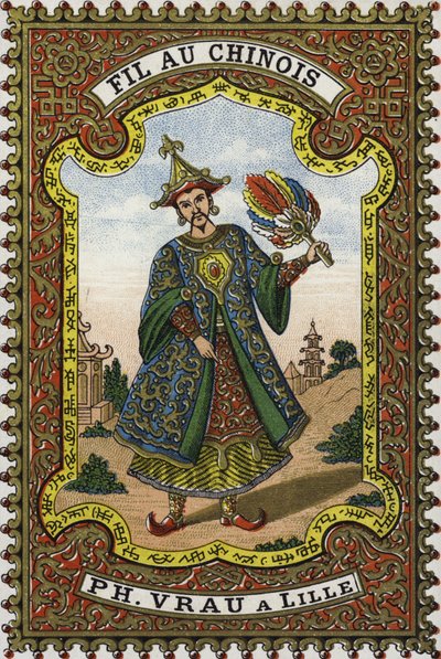 PH Vrau Çin ipek ipliği, Lille, Fransa by French School