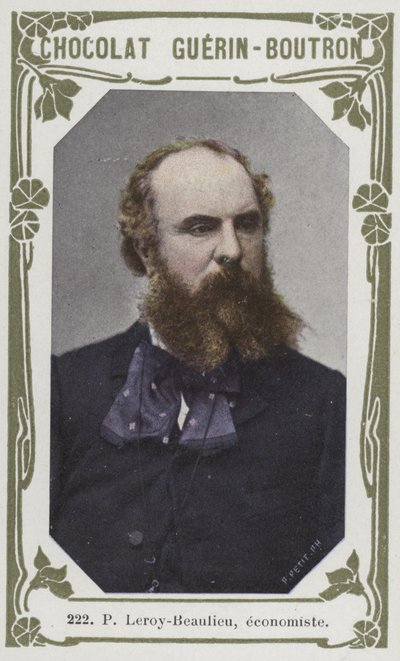P Leroy-Beaulieu, ekonomist (renkli fotoğraf) by French School