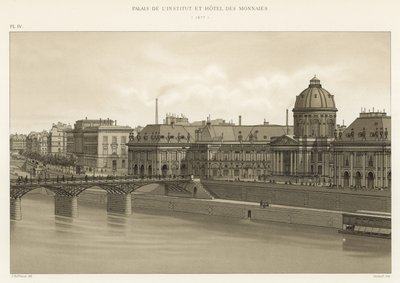 Palais de lInstitut ve Hotel des Monnaies, 1877 by French School