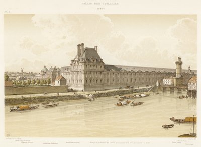 Tuileries Sarayı, 1640 by French School