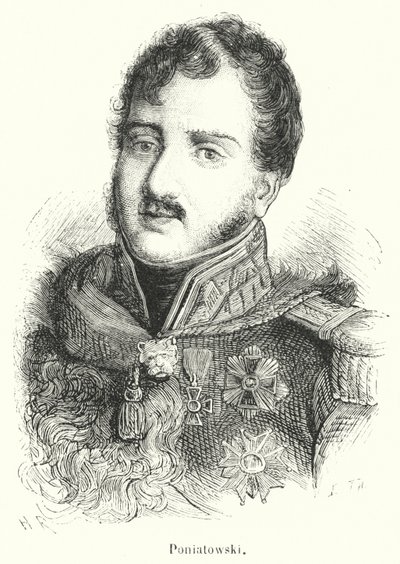 Paniatowski (gravür) by French School