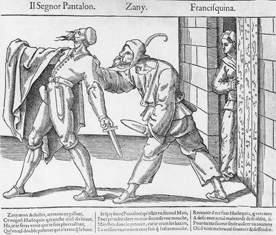 Pantalone, Zanni ve Franceschina, İtalyan Commedia dell