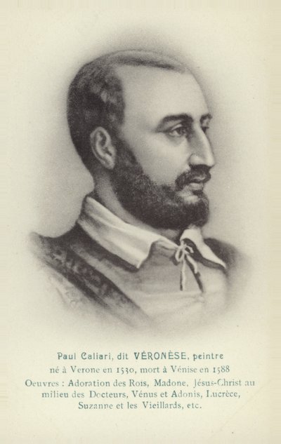 Paolo Veronese, İtalyan ressam (lito) by French School