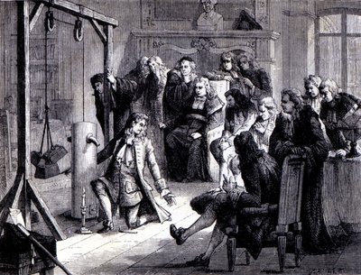 Papin (1647 - 1714) toz makinesiyle Marburg Üniversitesi profesörlerinden önce deneyler yaptı - “Album of Science; ünlü bilim adamları; Büyük keşifler””” 1896. by French School