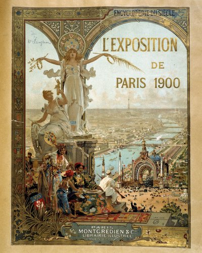 Paris Sergisi 1900 - Reklam afişi by French School