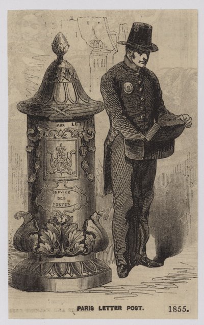 Paris Mektup Postası, 1855 by French School