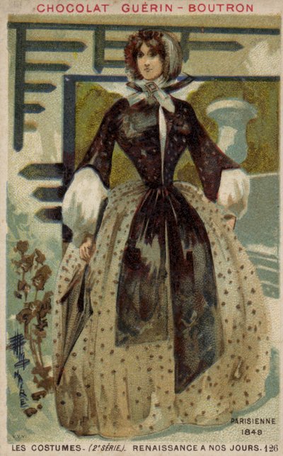 Paris modası, 1848 by French School