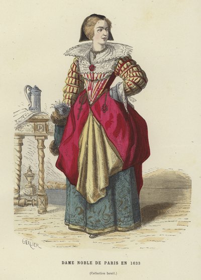 Parisli soylu kadın, 1633 by French School