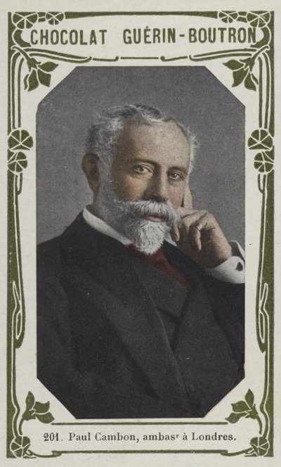 Paul Cambon, Londra Büyükelçisi (renkli fotoğraf) by French School