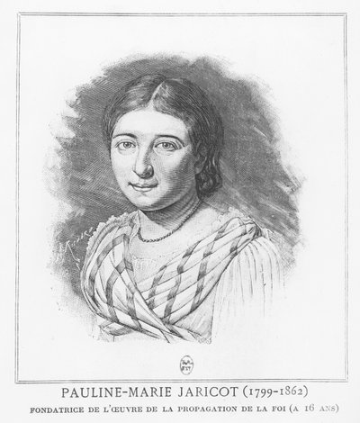 Pauline Jaricot (gravür) by French School