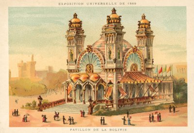 Bolivya Pavyonu, Exposition Universelle 1889, Paris by French School