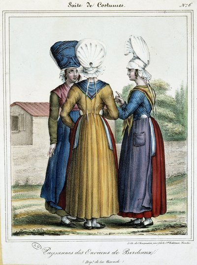 Bordo Köylüleri - litografi by French School