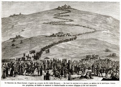 25 Nisan'dan 8 Haziran 1882'ye Kutsal Yerlere Tövbe Hac Ziyareti (gravür) by French School