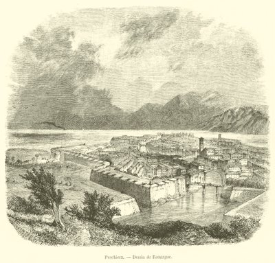 Peschiera (gravür) by French School
