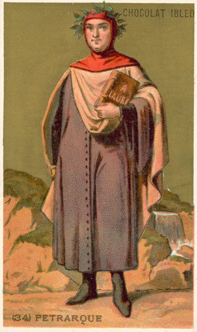 Petrarch, İtalyan Rönesans bilgini ve şairi by French School