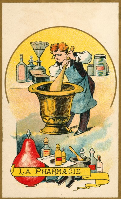 Eczane (kromolitho) by French School