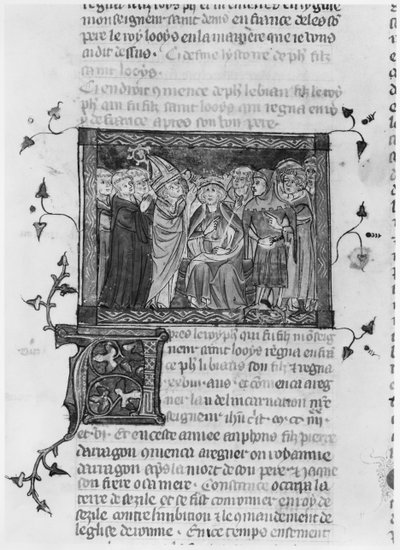 Philip IV, Grandes Chroniques de France