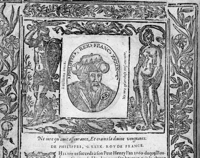 Philippe 1er - “” Fransa krallarının portrelerinde”” by French School