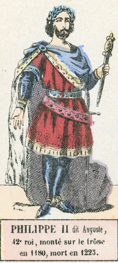 Philippe II dit Auguste, 42. kral, 1180