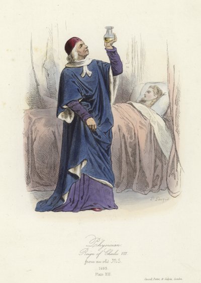 Hekim, Fransa Kralı VIII. by French School