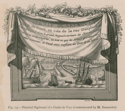 Oyuncak Satıcısının Resimli Tabelası (M. Bonnardot tarafından iletildi) by French School